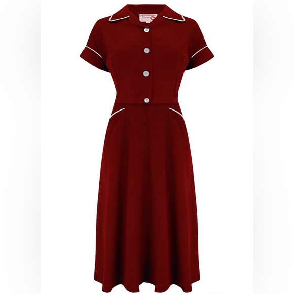 Lucille 2-pc Dress and Bolero by Rock n Romance Vintage - Picture 9 of 16